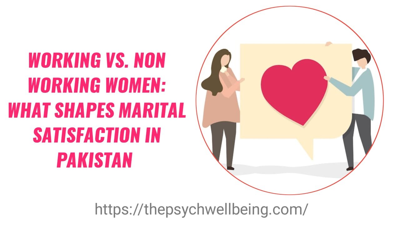 Marital satisfaction working women Psychology image
